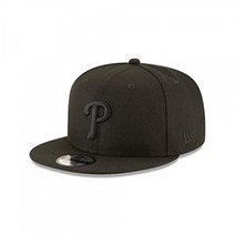[New Era] 뉴 에라 필라델피아 필리스 블랙 아웃 기본 9Fifty 스냅 백 조절 캡