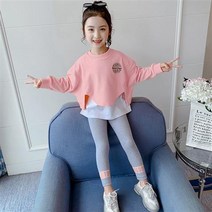 CIUUC 소녀 캐주얼 가을 의류 세트 아동복 어린이 외국 스타일 봄 긴 소매 조끼 어린이 어린 소녀 의류 2 종 세트