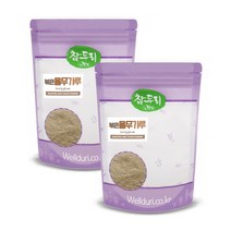 참두리 볶은 율무 분말 가루 400g(200g x 2) (국내산)