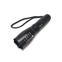 wumio 손전등 LED 라이트 CREE XML T6 최대 1800 루멘 배터리 별매 밝은 강력한 핸디 컴팩트 캠프 야외 야간 산책 148991