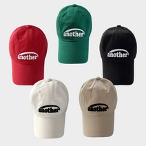 어나더 자수 볼캡 모자 남녀공용_(5color)