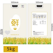 푸드코지랩 빅 쌀 포장 주머니 맟춤제작 식료품 봉투 프린트 5KG10 20 근 비닐 위빙 라탄 샤오미 1908916388, 선 빅 쌀 5kg (10 개 )