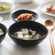 조약돌 볼 국공기 대접 15.5cm, 화이트