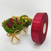 포장 리본 끈 제이제이리본 고밀도주자 20mm 25mm 76컬러 (길이 45M) 공단리본, 작색