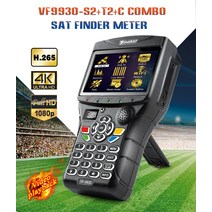 위성 TV 수신기 vf 9930 dvb-s2t2 mpeg4 dvb h.265 파인더 수용체 de hd 수용체 측정기 신호 테스트 4.3 인치 lcd, vf9930, 영국 플러그