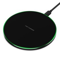 파워딜 Doogee S90 용 10W Qi 고속 무선 충전기 iphone X 11 Pro 빠른 유도 Oukitel WP1 K3 Charg Holder, 01 Black