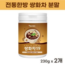 쌍화차 건강 전통한방차 쌍화차재료 만드는법 천궁 당귀 인진쑥 건강분말 꿀분말, 2개, 230g