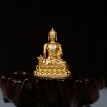 미니 불상 장군 부처상 순은 석가모니 불상 장식품 999 순은 작은 석불 달마 아기 동자, 은도금 약사 부처