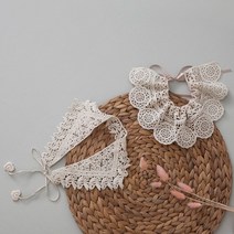핫템퀸 (오늘GO) 21년 가을신상 핸드메이드 여아 손뜨게 넥 케이프 (~24개월) 여아옷코디