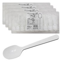 부원KH 일회용 빙수수저 빙수스푼 개별포장 100개입, 대(35mm x 180mm)