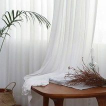 자바라커튼 커튼 가림커튼 로만쉐이드 블라인드 버티칼블라인드 음영 솔리드 화이트 깎아 지른 거실, White+W100xL200cm 1pc+1.Rod Po