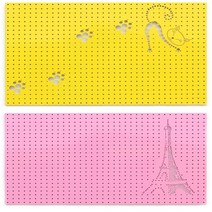 타공판(600X900)_감성타공_타공판_타공판선반_인테리어_DIY_소품걸이_후크_벽보드_진열대_타공판후크_선반_고리 고양이_에펠탑 스파이드맨_세람이엔지, 블랙, 1개, 고양이(300X900)