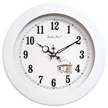 [∂LL7] GB1333 무소음 벽시계 240mm 화이트 하우스 제조한국 원형시게 장식 거실 인테리어 집들이선물 서재 무시계 예쁜 메탈 개업 오피스 디자인_h§eEA, §본상품§e, 옵션없음($#%)