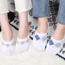 발장난양말 남여 아가일 덧신 양말 5켤레 페이크삭스