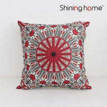 러프 소파 쿠션커버 45x45 에스닉패턴 A, 단품