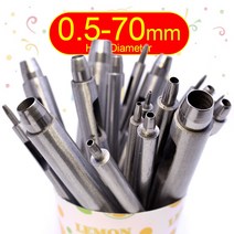 라운드 펀치 중공 스틸 치즐 가죽 펀처 절단 도구 벨트 금속 개스킷 가죽 캔버스 (0.5mm ~ 60mm) 375ea07, 29 other