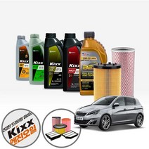 푸조 308(2세대)(13~21) 1.2 가솔린 킥스파오 5w20 5w30 5w40 합성엔진오일 4통+흡기+오일필터 KPT-138 cs38016, 벡스 5w40(직수입롱라이프)(16400)