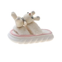 2022여자 실내화토끼 인형털신