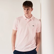 라코스테 라코스테 슬림핏 카라 반팔티셔츠_L핑크