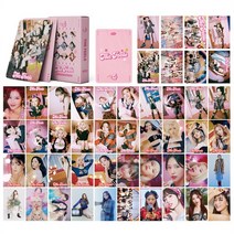 트와이스굿즈 포카 나연 포토카드 솔로앨범 로모카드 55장, 03.SC-트와이스핑크 54매