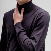이너프립 남자 여자 목폴라 폴라티 목티 터틀넥 검정 겨울 니트 (8008903)