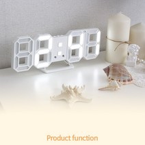 디지털 3D LED 시계 나만의 인테리어를 위한 특별한 아이템