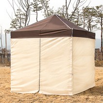 베이직3x3 캐노피천막 캠핑천막 감성천막 포장마차 야외천막 접이식천막, B투명풀 3X3 블루