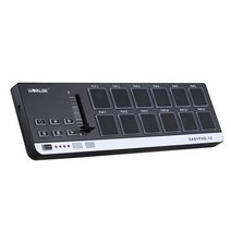 Weiketerui Worlde EasyPad.12 MIDI 컨트롤러 파업 판, 검은