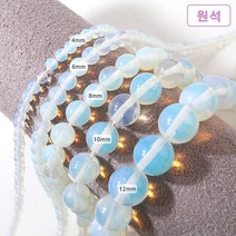 [51-045]원석(라운드) 4/6/8/10/12mm 오팔/문스톤 [0.5줄], 10mm