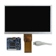 태블릿 터치 스크린 패널 7인치 1024*600 화면 디스플레이 LCD 모니터 드라이버 제어 보드 미니 HDMI-Latte, [01] full set