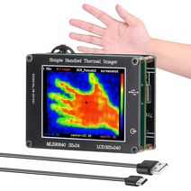 적외선 열화상 카메라 디지털 적외선 열 화상 카메라-40 ~ 300 ℃ 3.4 인치 LCD 디스플레이 온도 센서, 2.0인치