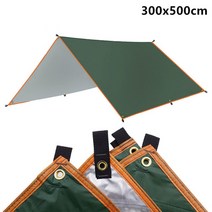그늘막쉐이드 카페천막 awning tent for outdoor 300x500cm awning 방수 타프 텐트 캠핑 태양 보호소 캐노피 차양 비 플라이 비치 태양 보호소, 빨간색