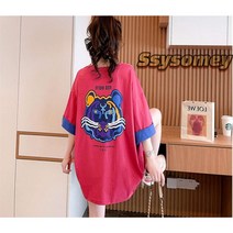 Ssysomey 여름 여성 캐주얼 반팔 티셔츠 캐주얼 반팔 상의