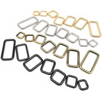 가죽공예 바늘 가죽바늘 두꺼운 금속 핸드백 가죽 가방 스트랩 벨트 웨빙 애완 동물 칼라 체인 직사각형 O D 링 버클 걸쇠 공예 5 개, [07] inside wide 51mm, [03] brush antique brass