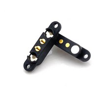 방수 DC 마그네틱 포고 핀 커넥터 스프링 로드 포고핀 암수 접촉 스트립 2 위치 피치 2.54mm 2.80mm 듀얼, [03] with ears 2.80mm