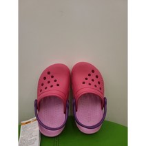 크록스 NC고잔 일렉트로 III 클로그 키즈 204991-66I 슬레이트 푸크시아 퍼플 아동샌들!!