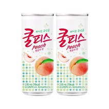 쿨피스 복숭아맛, 230ml, 28개
