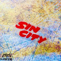 방수 TLP 펀칭 차량용스티커 죄악 지 성남 시티 SINCITY 범람 고치다 흑백 영화 클래식 영문 1126028381, 홀로그램 실버 (15 *7cm )
