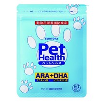 산토리 Pet Health (애완 동물 헬스) ARA+DHA 동물용 영양 보조 식품 60입약 20~30일분
