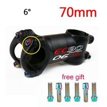 ec90 초경량 스템 카본 스템 60mm-120mm 로드 바이크 스템 31.8mm 핸들 바 mtb 파워 사이클링 accesorios용 617도, 6도-70mm