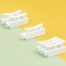국산 전선 전원 연결 단자 조명 전기 원터치 커넥터, 2P