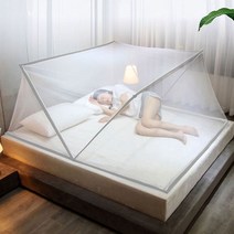 리브포어스 바로펴 폴딩 원터치 모기장 홈쇼핑 침대모기장 싱글 더블 킹 텐트 접이식모기장