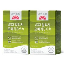 고려은단 퓨어 rTG 알티지 오메가3 EASY 이지 (401mg x 60캡슐) [30일분], 60캡슐 X 2개(2개월분)