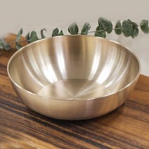 [5개]사공삼 안성유기 방짜 국대접 놋그릇 국그릇 14cm, 상세정보참조