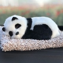 (태양유통) 차량용 대시보드 인테리어 동물 인형, 판다