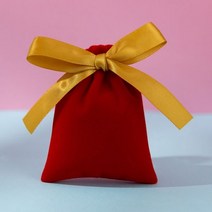 보석 선물 포장 가방 7x9cm Drawstring 벨벳 작은 주머니 리본 결혼식 호의 손님을위한 Goodie Bag For Rings Pendant