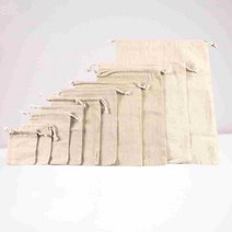 광목주머니 10종 면보 린넨 양파망 무지 제로웨이스트 파우치 더스트백, 17x23cm