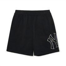 MLB 베이직 메가로고 7부 반바지 NY Black 262607