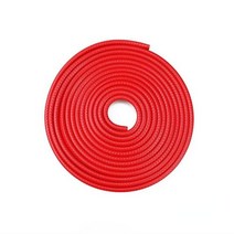 자동차 도어 씰 방음 풍절음 흠음 방지 충돌 스트립 스크래치 U 자형 보호 장식 테두리 씰링, red+1m
