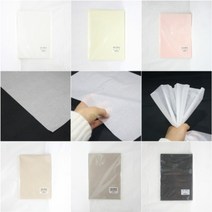핸드메이크 습자지 색화지 8절 / 선물 꽃 포장 종이 포장지 - 400장, 14. 영문작은레터링(화이트)